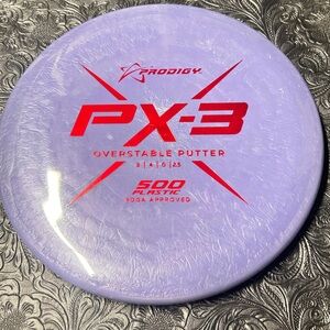 New Prodigy PX-3 Overstable Putter Disc